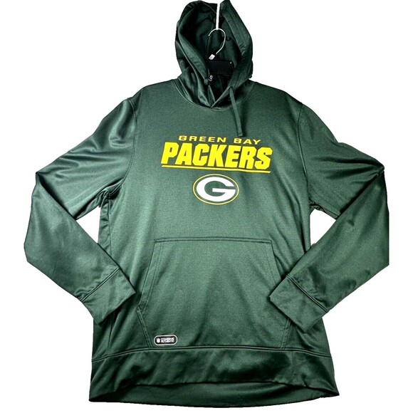 Green Bay Packers Hoodie Sweatshirt – Men's New Era NFL Team Pullover – Size XL - Picture 1 of 13